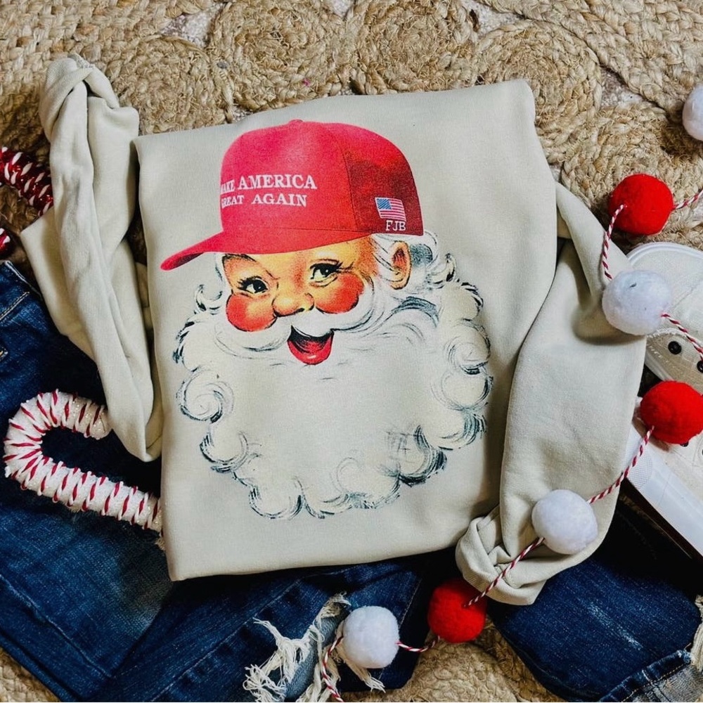 Make America Great Again Santa Sweatshirt